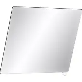 Delabie Miroir basculant 600x500 mm, poignée blanche