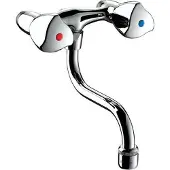 Delabie Mélangeur évier Mm1/2 Robuste, Raccord 1/2", Usage Intensif -