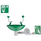 Delabie Laveur d'yeux de sécurité W-Mont. avec cuvette de récupération