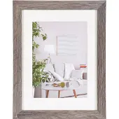 Henzo Cadre photo Moderne - 18x24cm - Gris foncé