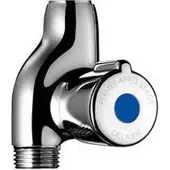Delabie Vanne d'arrêt G1/2 avec robinet. Séparateur de tube, avec chapeau 1/4 de tour