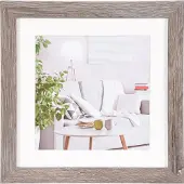 Henzo Modern 20 x 20 cm Cadre Photo Gris Foncé