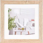 Henzo Cadre photo Moderne - 20x20cm - Marron clair