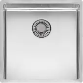 Reginox Elite NEW YORK 40X40 L Evier en inox à partir d'une largeur de meuble de 45 cm / à fleur / encastrement plat / sous plan