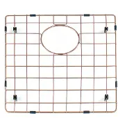 Reginox grille de sol BOTTOM GRID 50x40 en couleur COPPER / MIAMI / revêtement PVD / grille d'égouttage