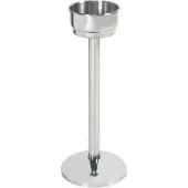 HorecaTraders Support pour refroidisseur à vin | acier inoxydable | 67,5(h)cm | Ø18 cm | 3 kg
