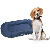 Flamingo Bay Dog Bed Bleu 80 x 60 x 14 cm