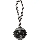 Flamingo Gladiator Curling Ball avec corde pour chien