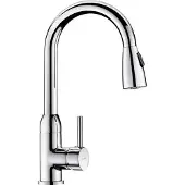 Delabie Mitigeur monocommandé avec bec pivotant H.215 L.200 + douchette extractible