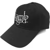 Ginza.se Unisexe, Casquette, LambOfGod Sonic Sliver Logo Baseball Cap, Noir