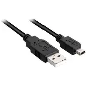 Sharkoon 4044951015573 Kabel USB 2.0 A-B Mini 2,0m schwarz