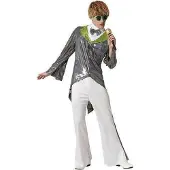 Atosa Costume De Rock Star Argent