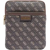 GUESS Sac Bandoulière Vezzola Crossbody Marron Homme | Pointure ONESIZE