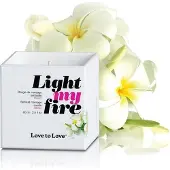 Love to love Bougie De Massage Kissable Light My Fire 80 Ml Love To Love
