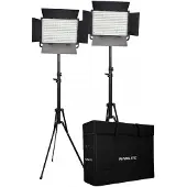 Nanlite 1200-CSA bi-color dual Kit (w/ étui & Support pour Lampe)