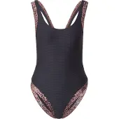 Seafolly Maillot de bain Wild Ones à imprimé léopard