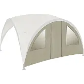 BoGarden Paroi latérale pour abri de réception porte et fenêtre S beige