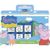 Multiprint Peppa Pig, Set de tampons pour enfants, 3 ans(a), Non-toxique, Multicolore