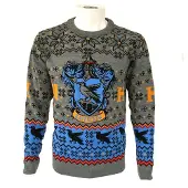 Generique Noname Harry Potter - Ravenclaw Crest - Pull De Noël (L)
