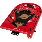 BRIO Flipper en bois Space Safari 34017 - Jeu en bois pour enfants à partir de 6 ans avec boule en métal