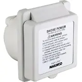 Marinco Square Plug 16 A/ 230v Blanc