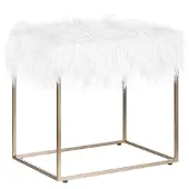 Beliani Repose-pied MANHATTAN Blanc