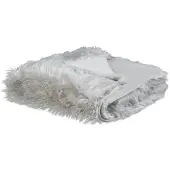 Beliani Couvre-Lits Delice Tissu 200 X 220 Cm Gris Clair