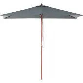 Beliani Colombe rayée 144 x 195 cm gris FLAMENCO (1.95 m)