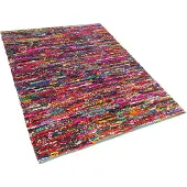 Beliani Bilianis 160 x 230 cm coton multicolore FLAKE (230 x 160 cm)