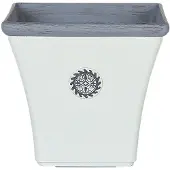 Beliani Cache-Pot Elateia Pierre Blanc