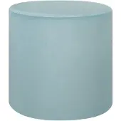 Beliani Pouf en velours vert menthe d 47 cm LOVETT