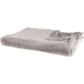 Beliani Plaid Gris 150 X 200 Cm Chaab