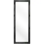 Beliani Miroir FOUGERES Noir