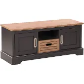 Beliani Meuble Tv Gris Foncé Garet