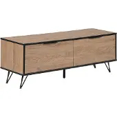 Beliani Meuble Tv Bois Clair Halston