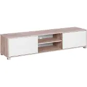 Beliani Meuble Tv Bois Clair Lincoln