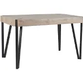 Beliani Table De Repas Cambell Taupe