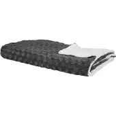 Beliani Couvre-Lits Kandilli 200 X 220 Cm Gris