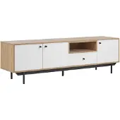 Beliani Meuble Tv Blanc Itaca
