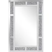 Beliani Miroir 90 cm Argenté AVRILLE