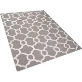 Beliani Laine vierge 160 x 230 cm gris ZILĖ (160 x 230 cm)