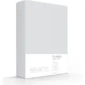 Romanette Drap-house Romanette Gris clair (Flanelle)-90 x 220 cm