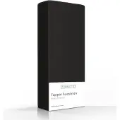 Romanette Drap-housse Surmatelas Romanette Noir (Coton)-160 x 200 cm