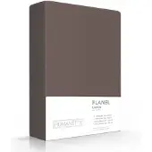Romanette Drap Romanette Taupe (Flanelle)-240 x 260 cm (Lits-jumeaux)