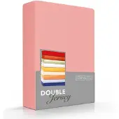 Romanette Drap-housse Rose (Double Jersey)-Lits Doubles (120/140/150 x 200/210/220 cm)