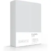 Romanette Drap Romanette Gris Clair (Flanelle)-200 x 260 cm (2-personnes)
