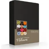 Romanette Drap-housse Romanette Noir (Velours)-Lits-Jumeaux (160/180 x 200/210/220 cm)