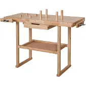 TecTake - Houten Werkbank Werktafel Werkblad Schaafbank 400915