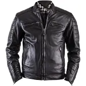 Helstons Cruiser Rag blouson en cuir, noir, XL