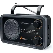 Muse M-06DS radio Portable Analog Black, Grey